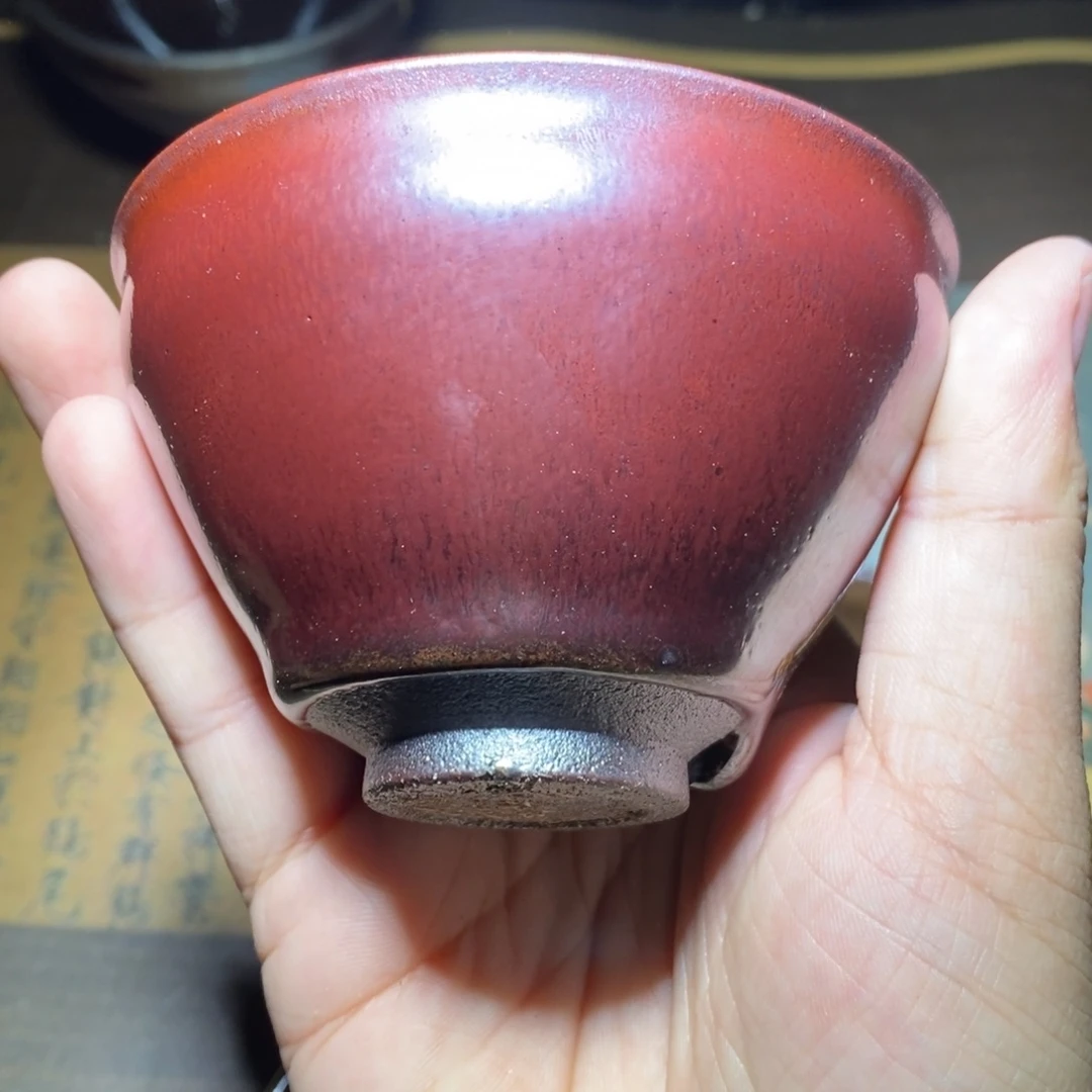 蛋***子建盏龙窑柴烧手工