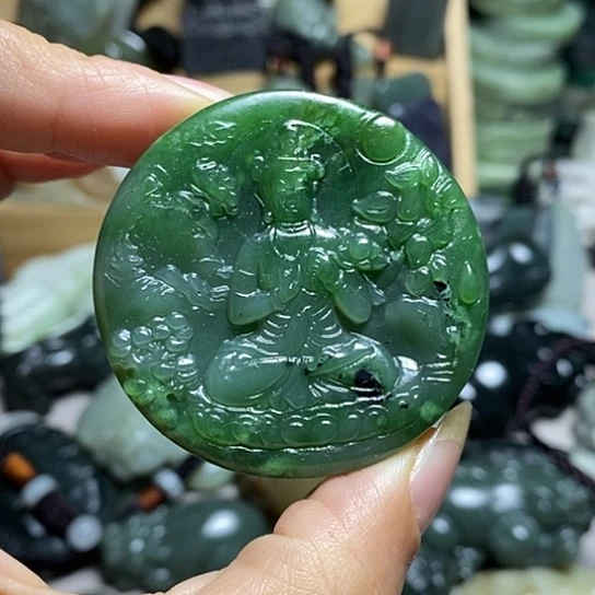未镶嵌和田玉（糖玉）珠宝半成品