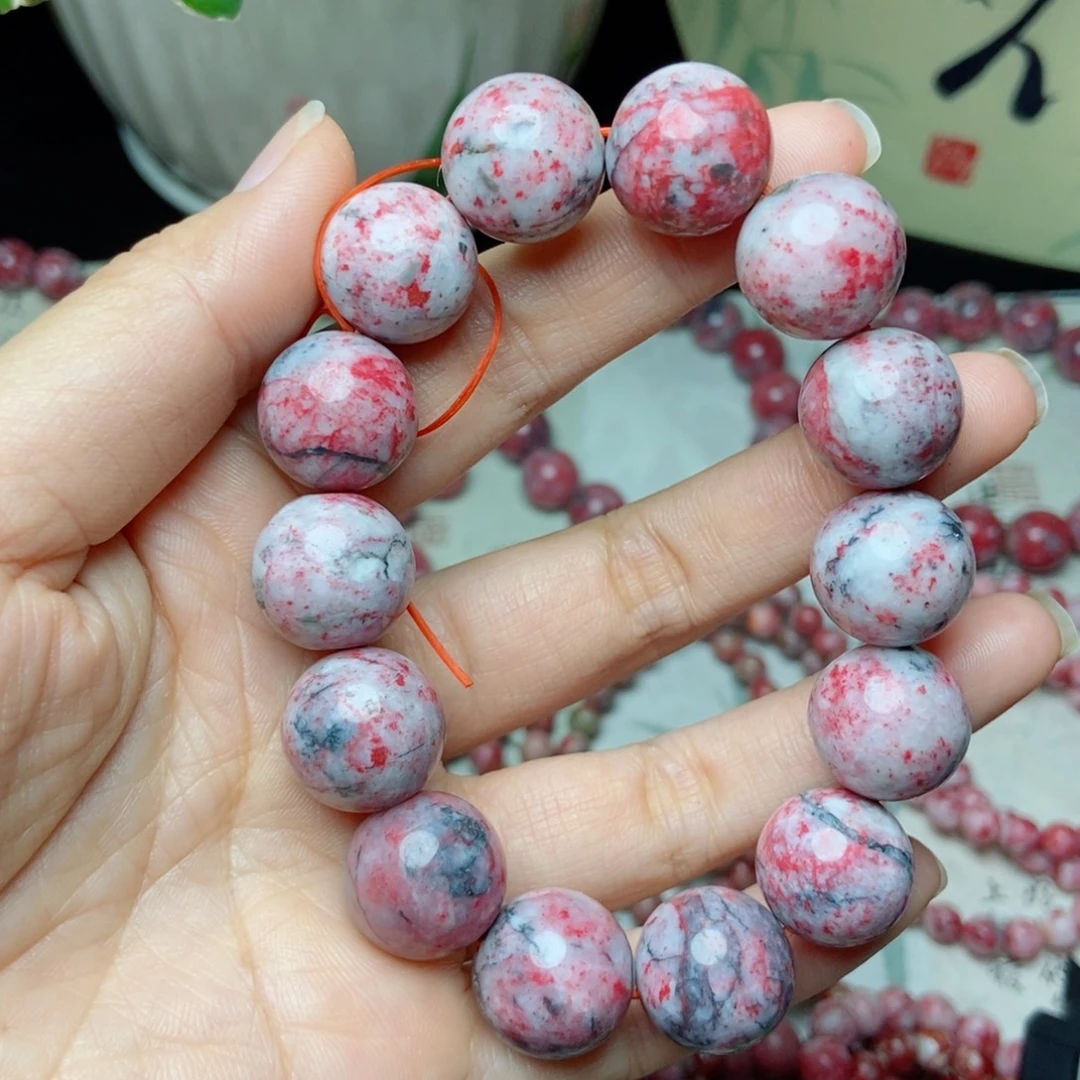 天然辰砂朱砂原石卡15