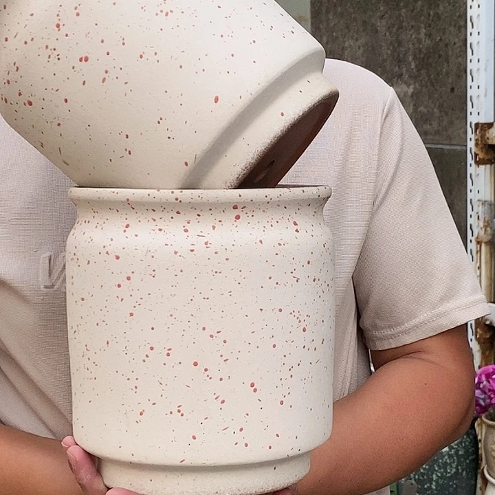 紫砂花盆口18高20福利