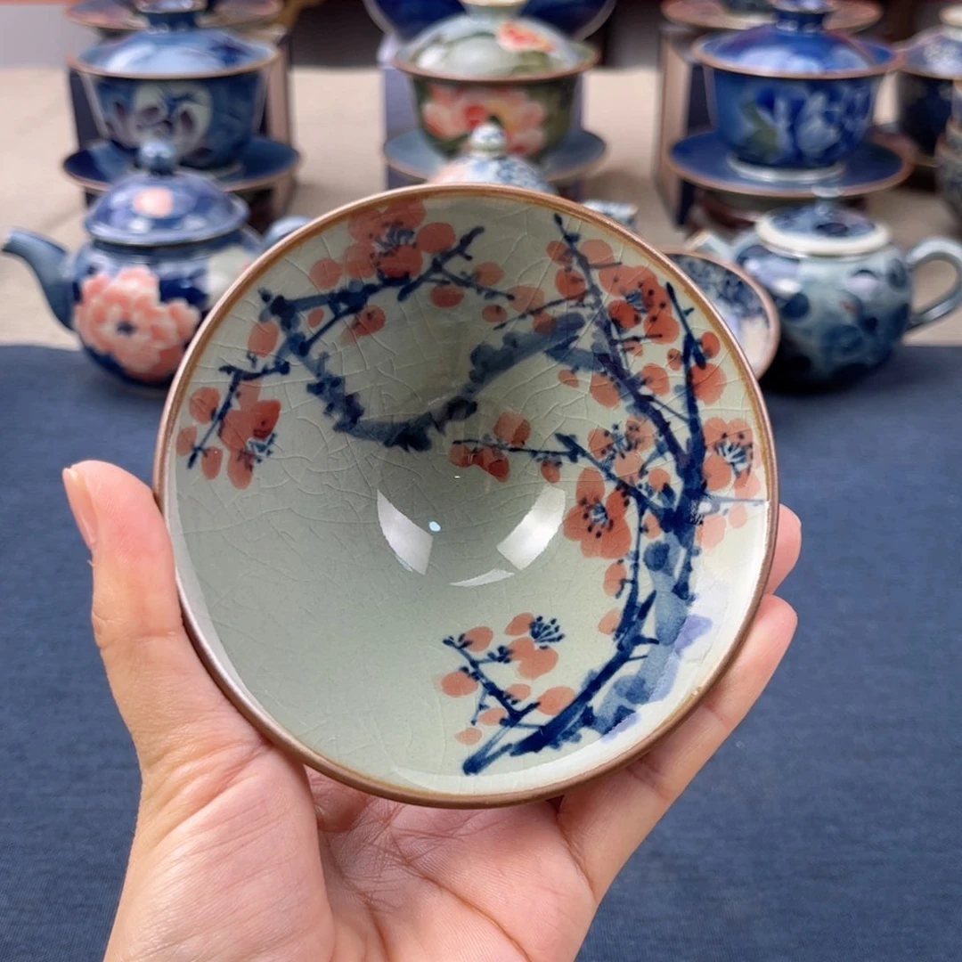杯景德镇手绘手工茶具