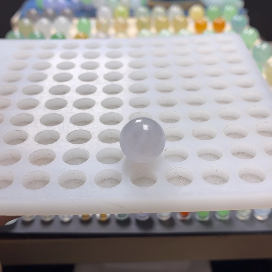 翡翠未镶嵌手链13.5翡翠圆珠