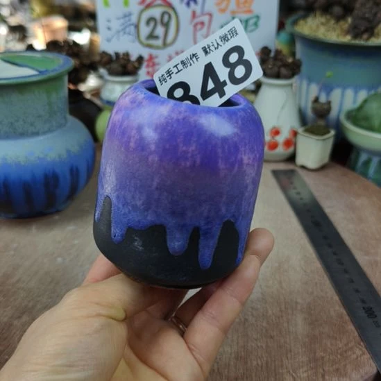 景德镇手工高温陶瓷:内口4高9