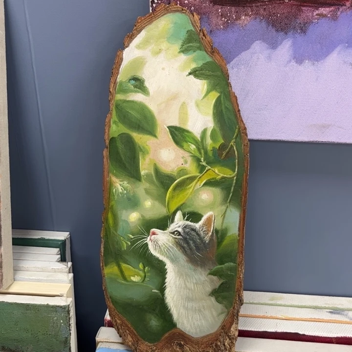 手工手绘精品油画
