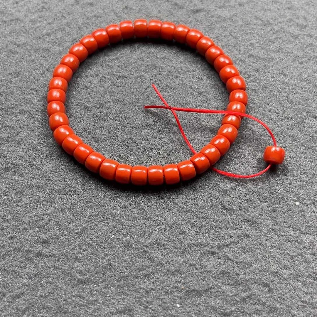 南红玛瑙手串未镶嵌先****⁵