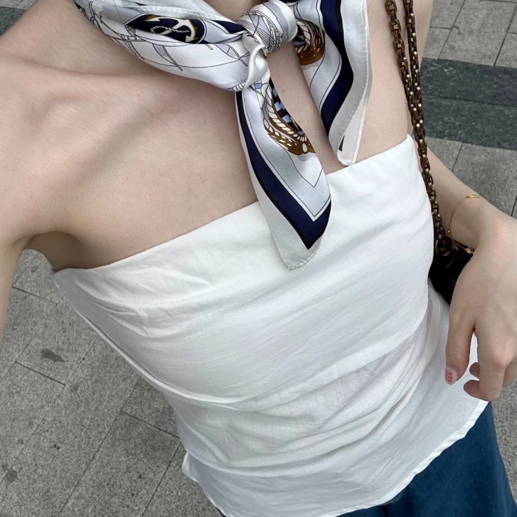 小丝巾春秋时尚百搭薄款