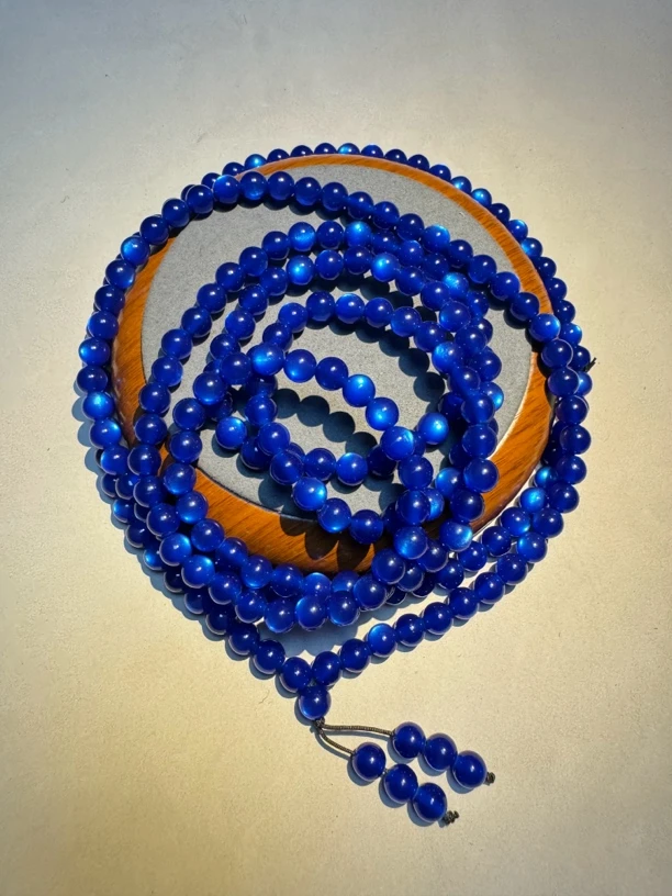 海云母 正品海云母 蓝云母 手串