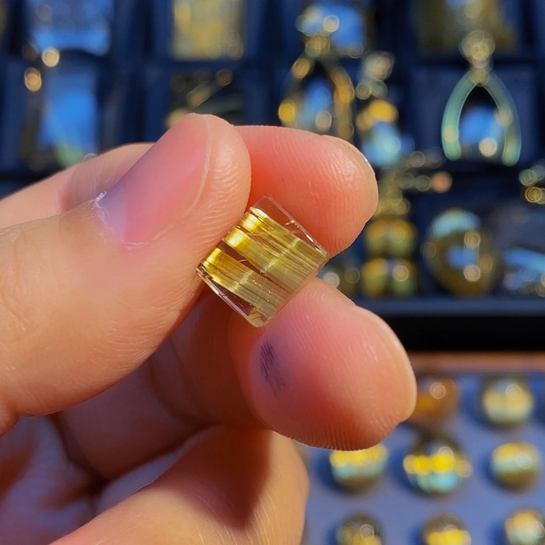 水晶颈饰未镶嵌靓天然钛晶吊坠