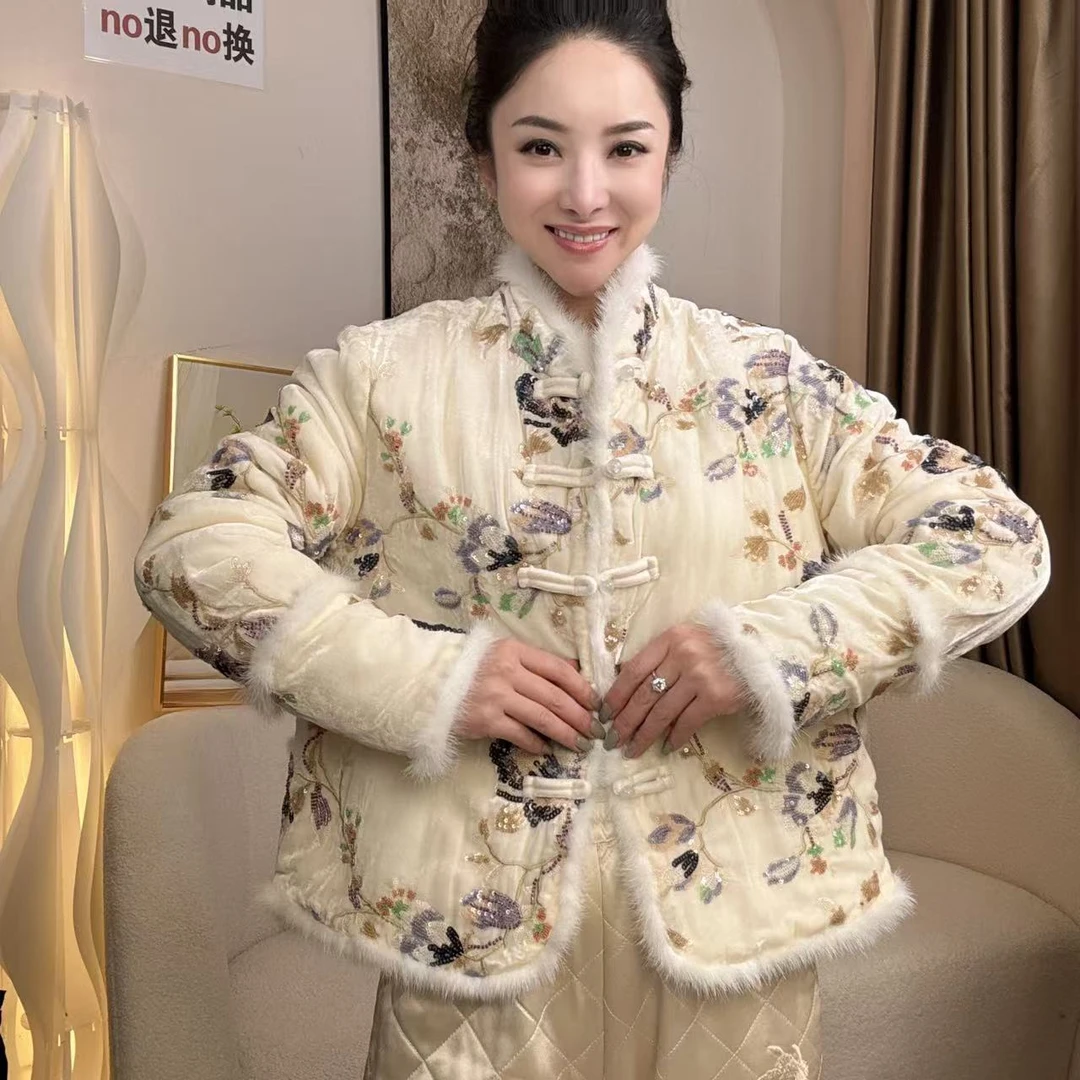 【一潮家】春秋厚款上衣唐装民族风16063-5