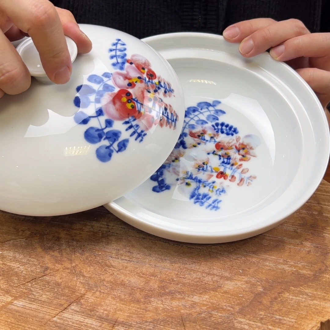 瓷片景德镇陶瓷手工手绘制作