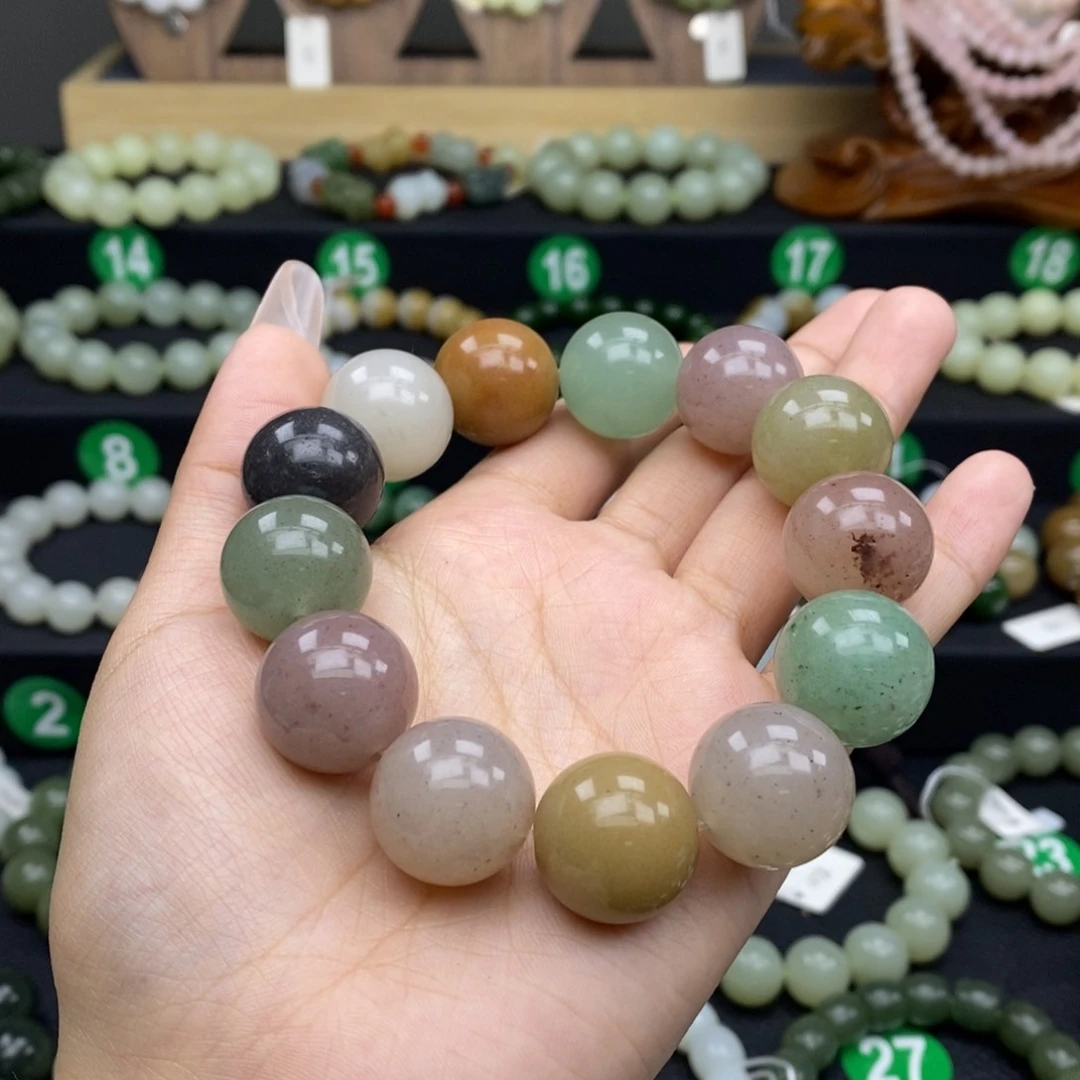石英质玉手链合金卡18