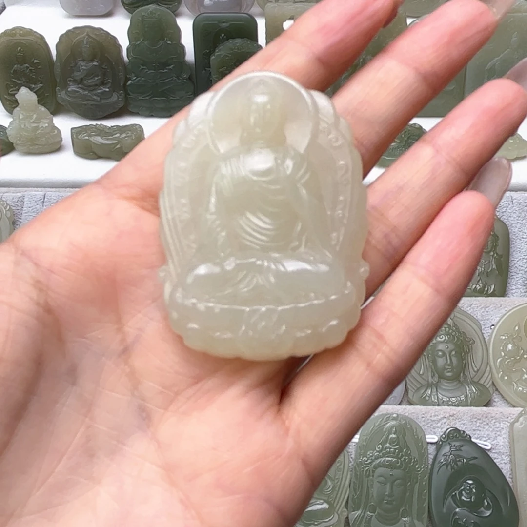 和田玉未镶嵌颈饰୧*