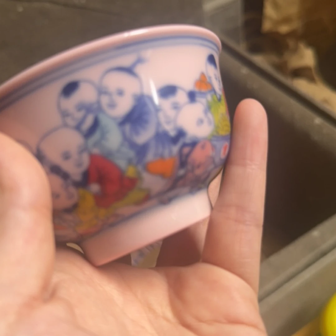 景德镇陶瓷童子主人杯