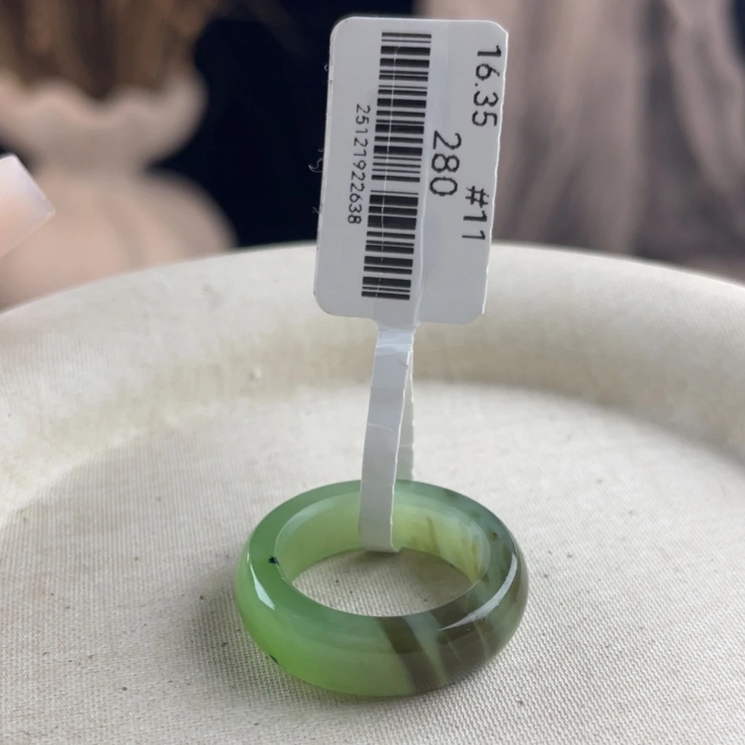 和田玉（糖玉）未镶嵌戒指16.35