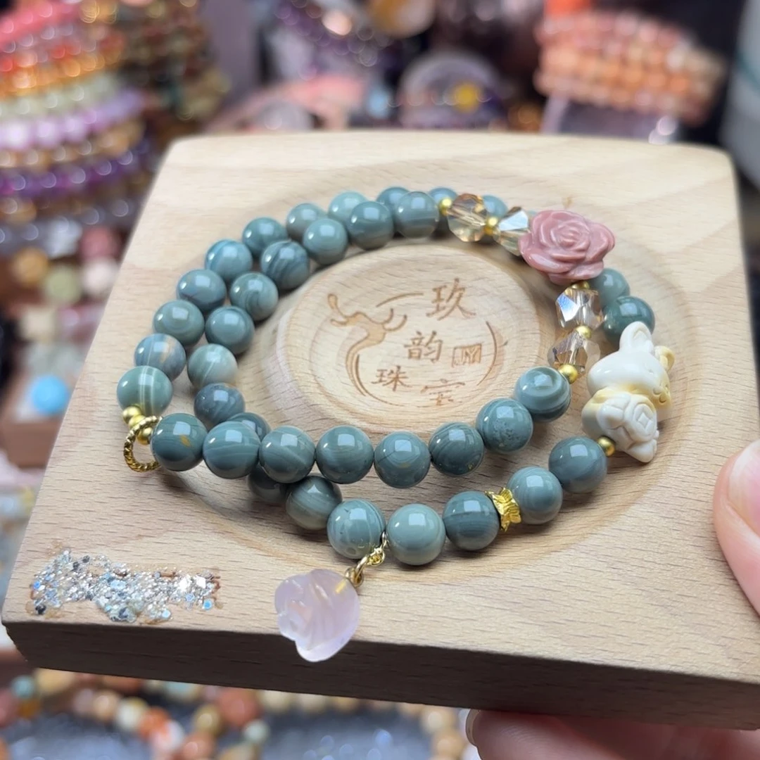 未镶嵌石英质玉珠宝半成品