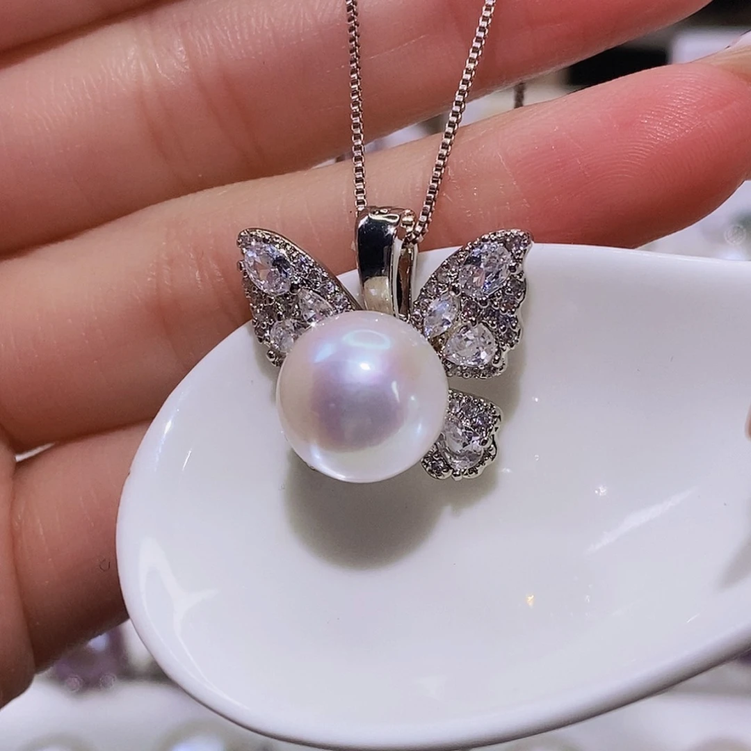 淡水珍珠颈饰合金