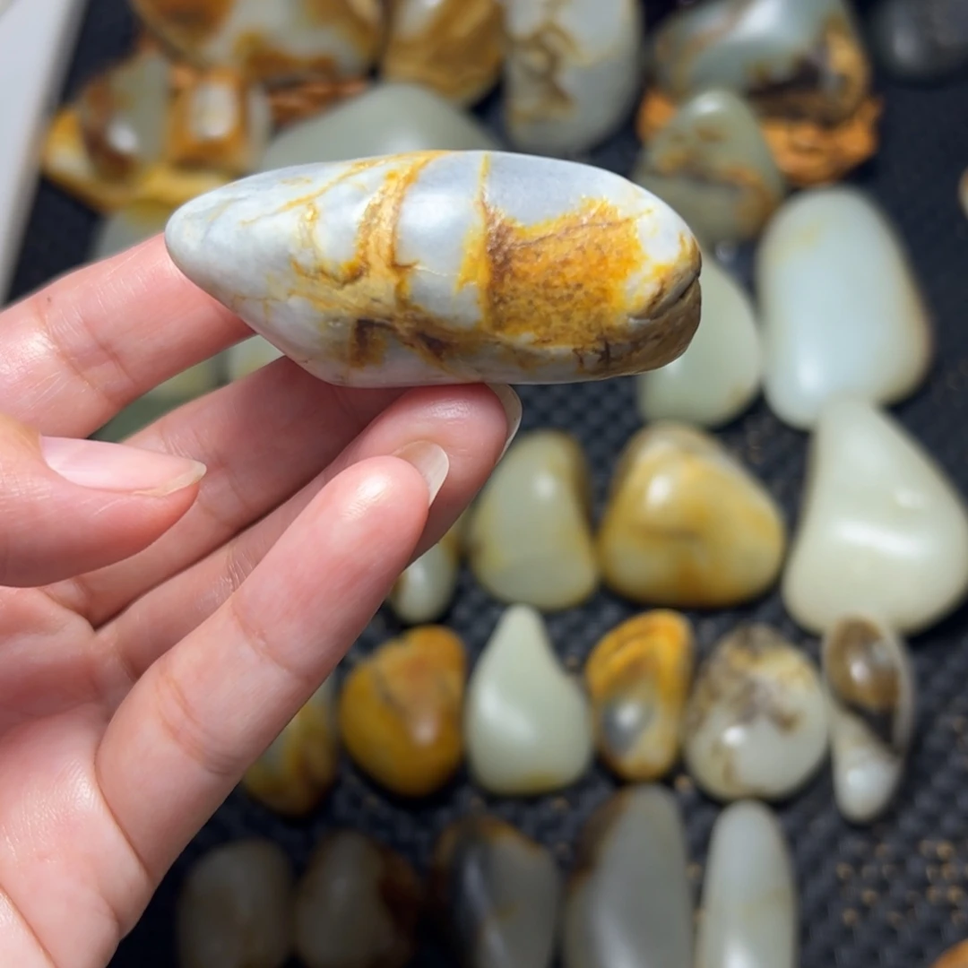 和田玉未镶嵌挂件42