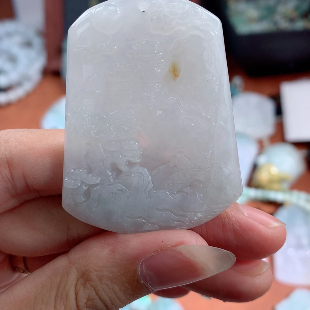 翡翠未镶嵌颈饰翡翠