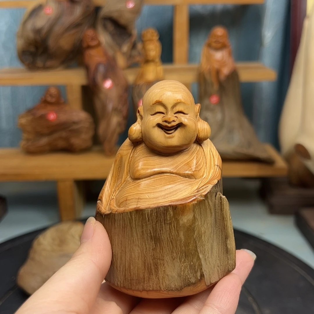 木?****?崖柏木摆件手把件，
