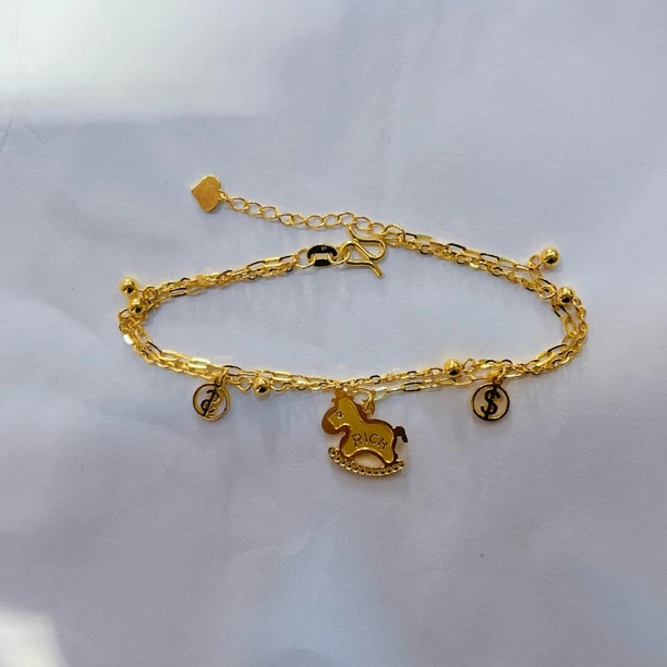 水贝柜台现货黄金rich马上有钱足金999财富金条悦己好物S