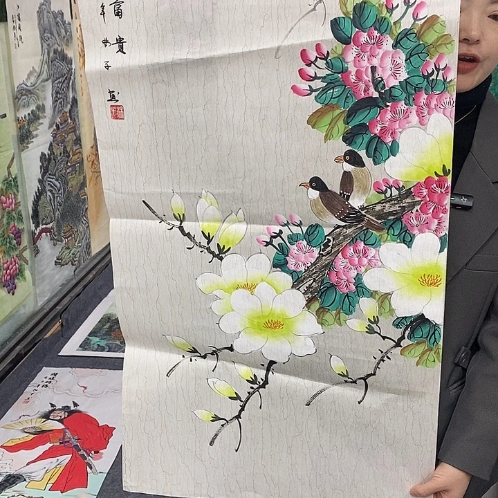 国画国画作品手绘