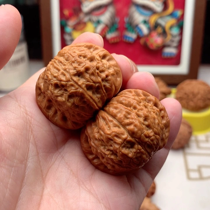 把件文玩核桃血麒麟全品满肉  1号