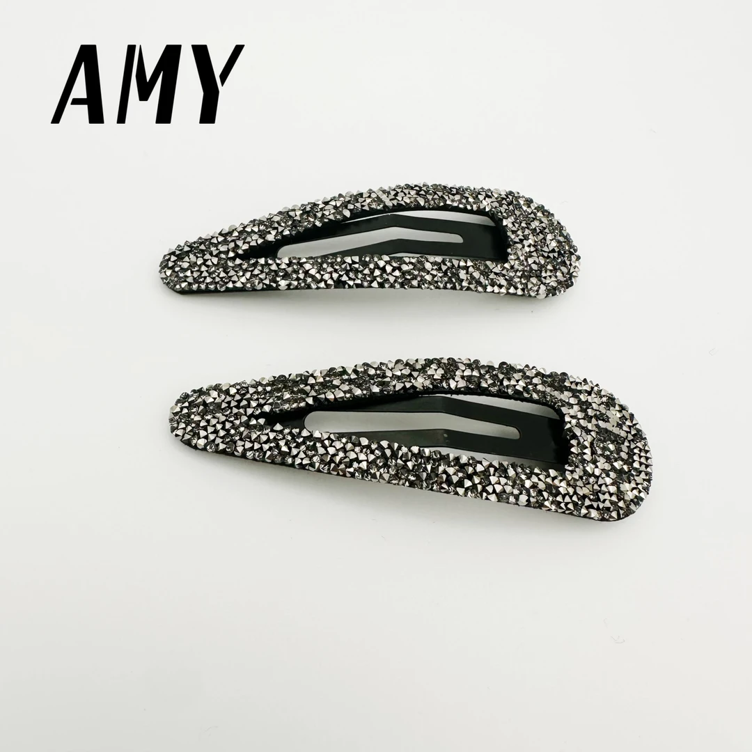 一对装 (双十一好物)韩国东大门钻钻掰掰夹闪闪边夹气质百搭发饰