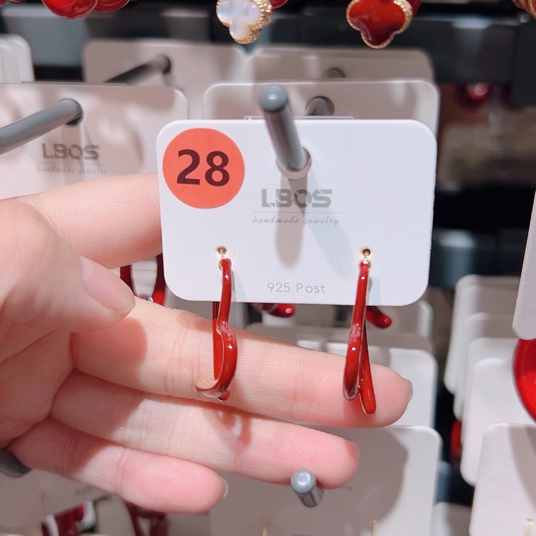 锆石纯铜合金耳环的