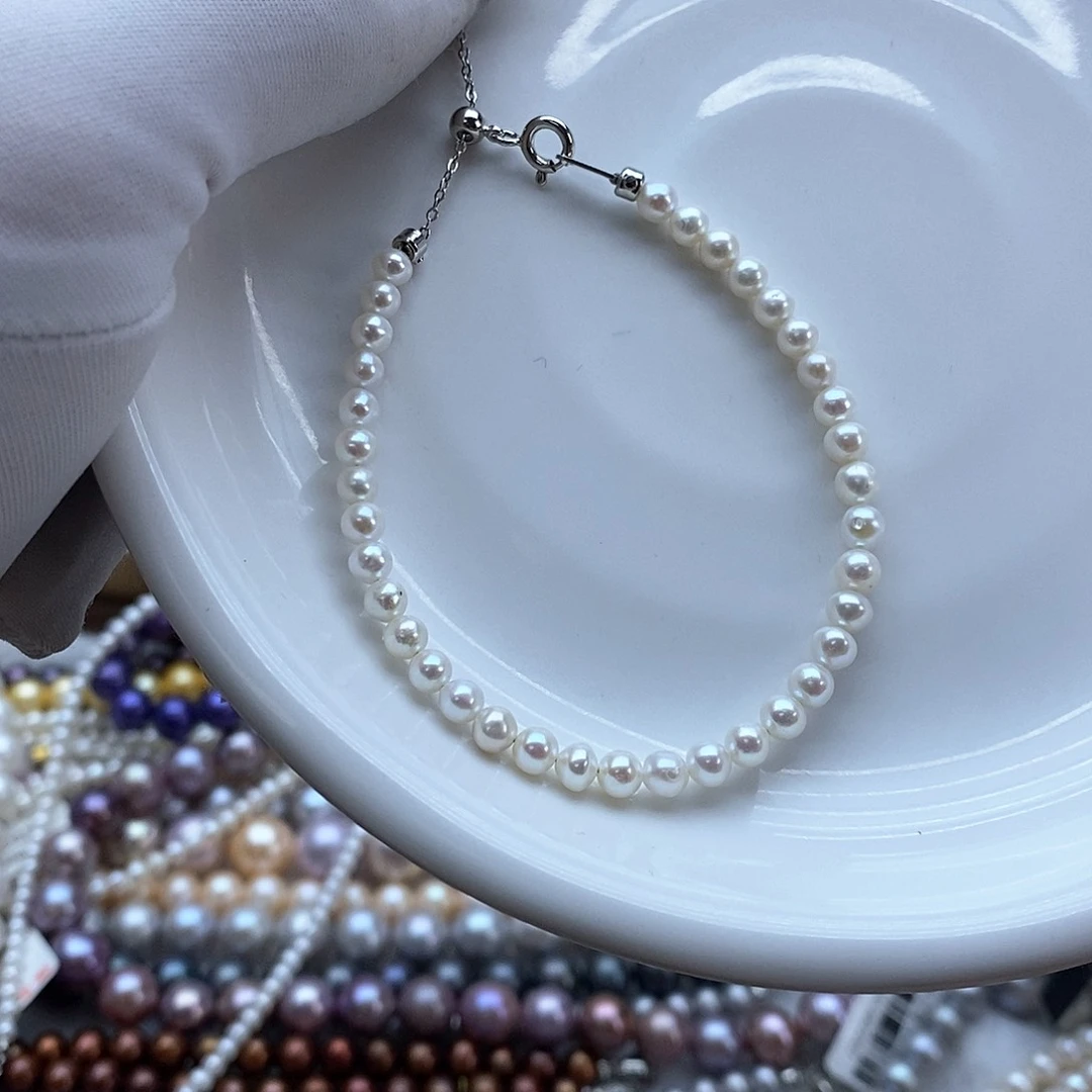 海水珍珠颈饰银S925镶嵌