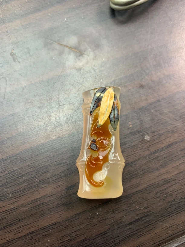 天然北红玛瑙锦花玛瑙竹节