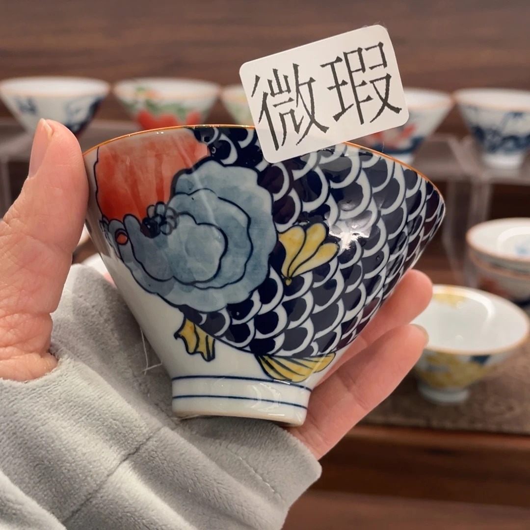 微瑕釉下彩纯手绘