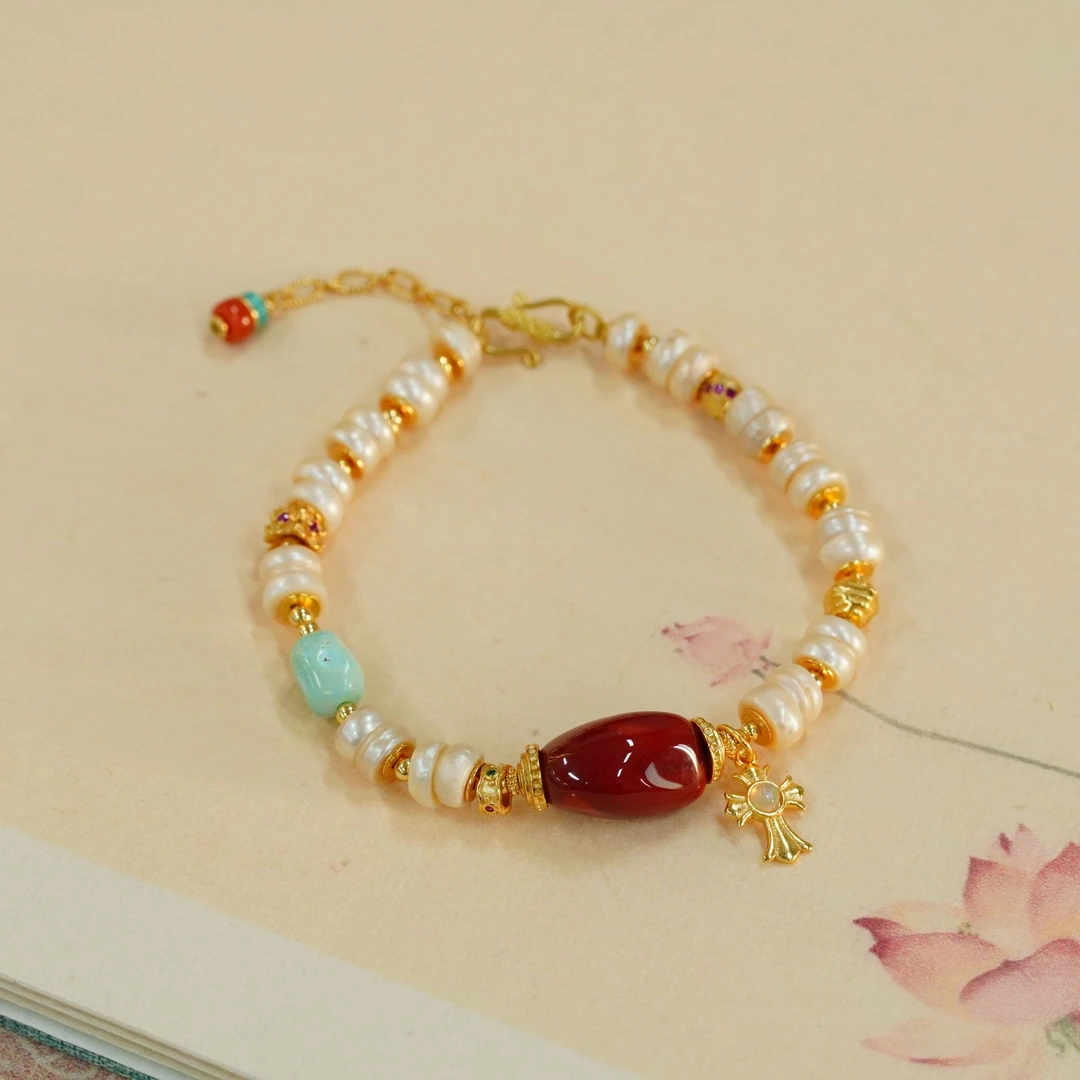 【不二】珍珠S925银DIY直切手串（多样性发）