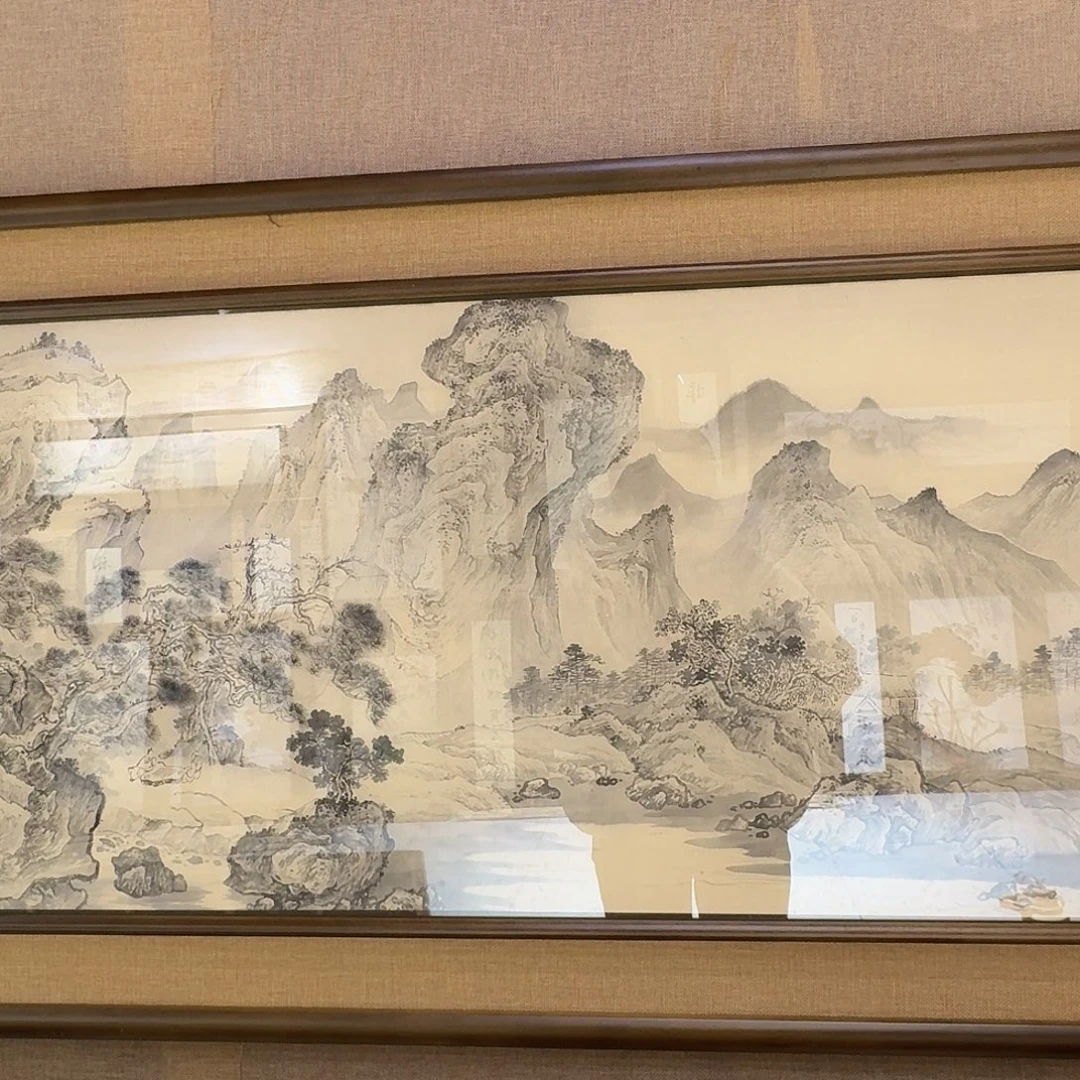 版画真人手绘作品