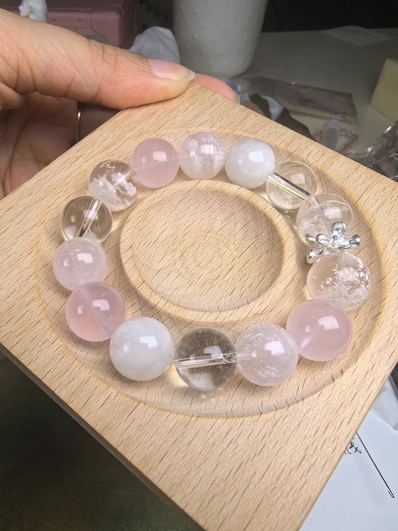 设计款｜粉多宝12mm孤品 直播专用（默认微瑕，不能接受勿拍）
