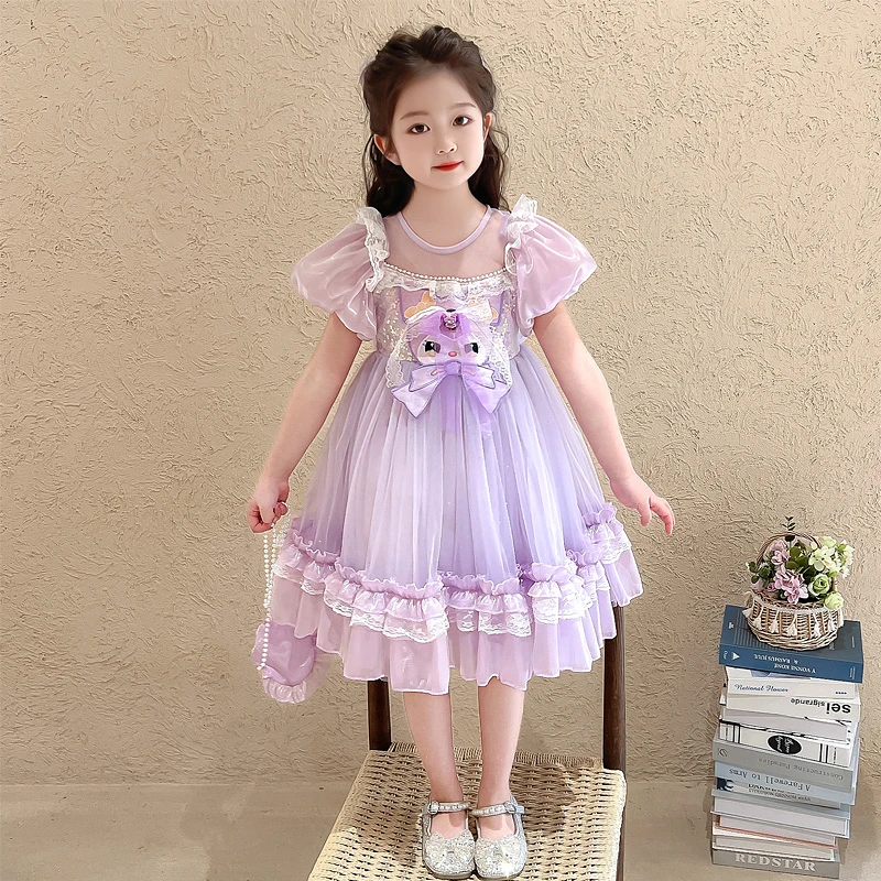 女童洛丽塔连衣裙夏装小女孩生日洋气裙子夏季儿童库洛米公主裙夏