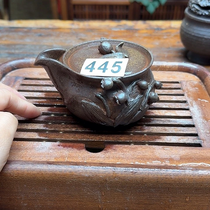 纯手工制作粗陶茶具