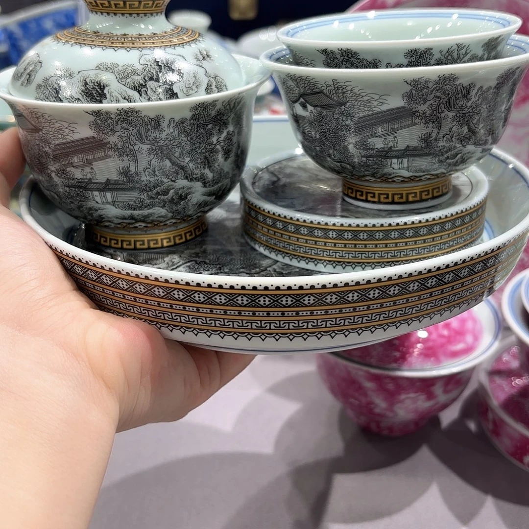 瓷片景德镇瓷器精品展示