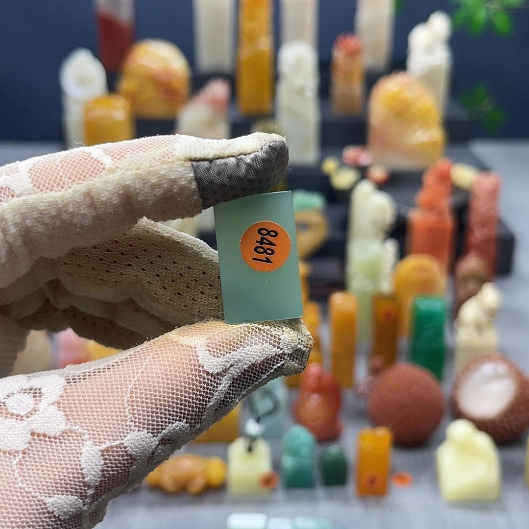 巴林石印石真*包邮包刻8481