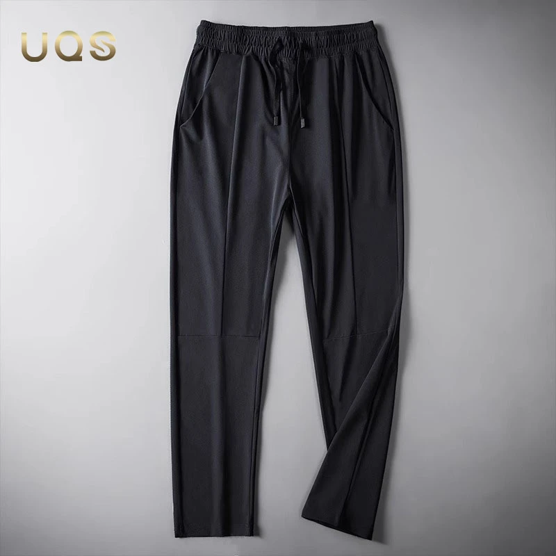 薄款九分休闲裤男士夏季上新冰丝凉感速干透气舒适百搭宽松运动裤