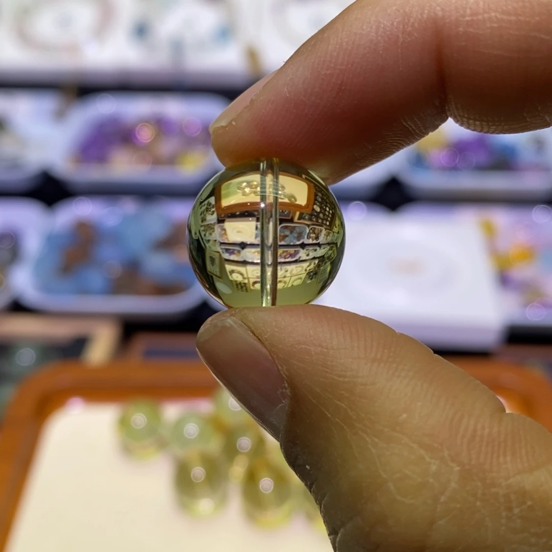 水晶手串未镶嵌黄水晶