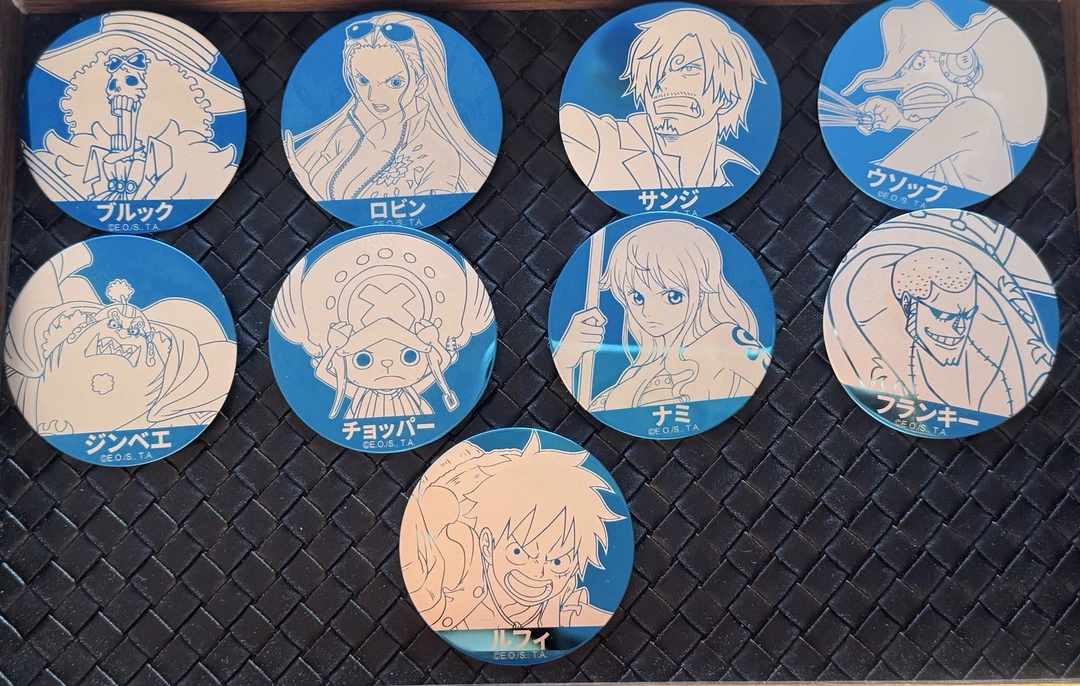 海贼王快闪店不锈钢吧唧