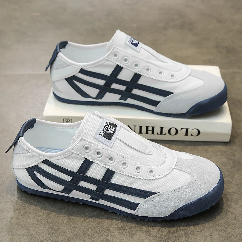 一脚蹬熊猫恶作剧校园风气男轻质高级感2025帆布鞋潮款减震高颜值