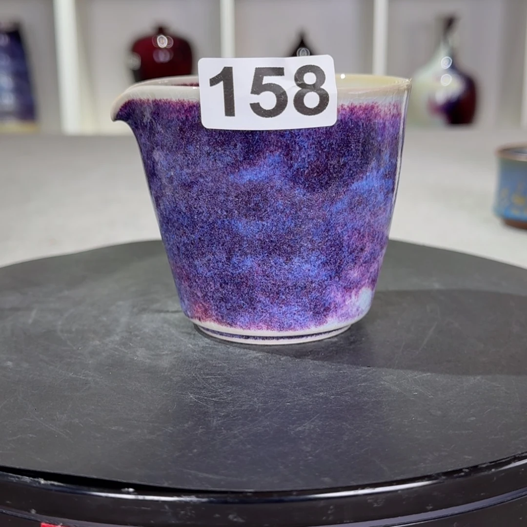 陶摆件精品福利钧窑公道杯纯手工