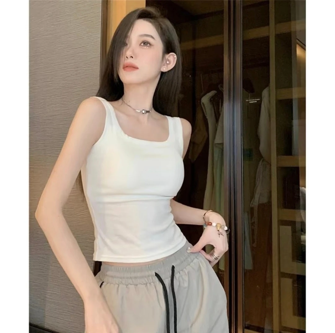 背心显瘦修身吊带