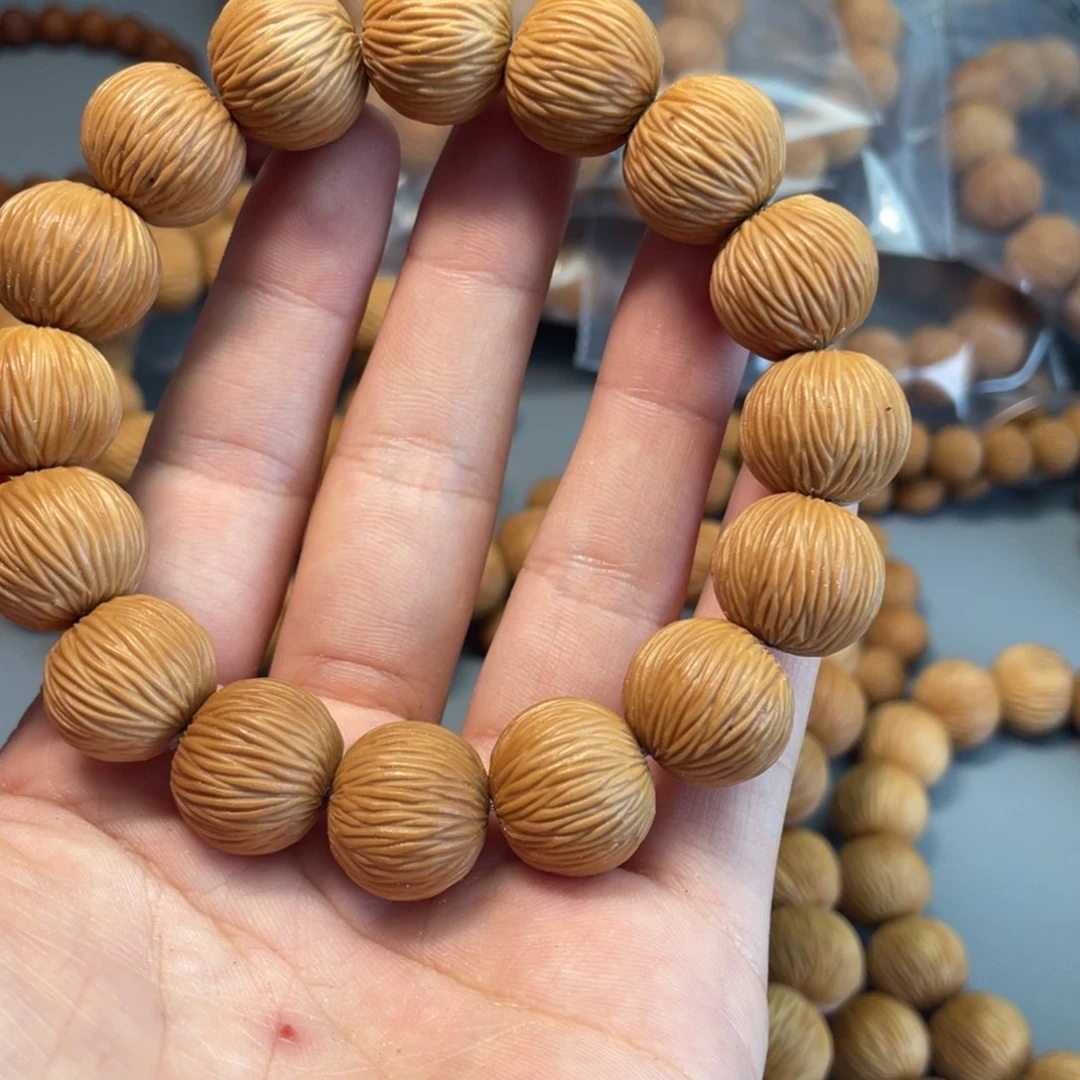 手串猴头核桃金丝黑点款