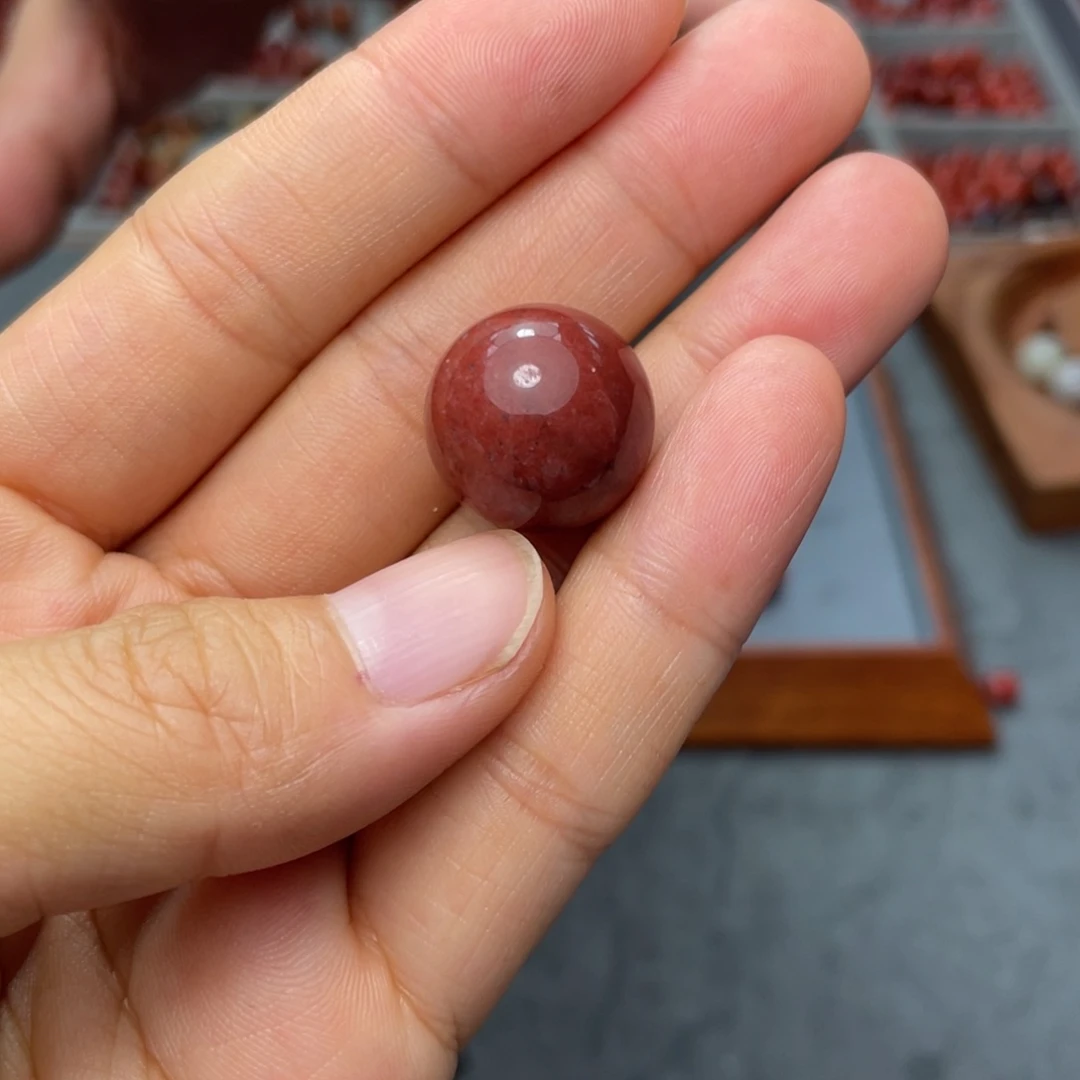 南红玛瑙单珠17多样性发1未镶嵌
