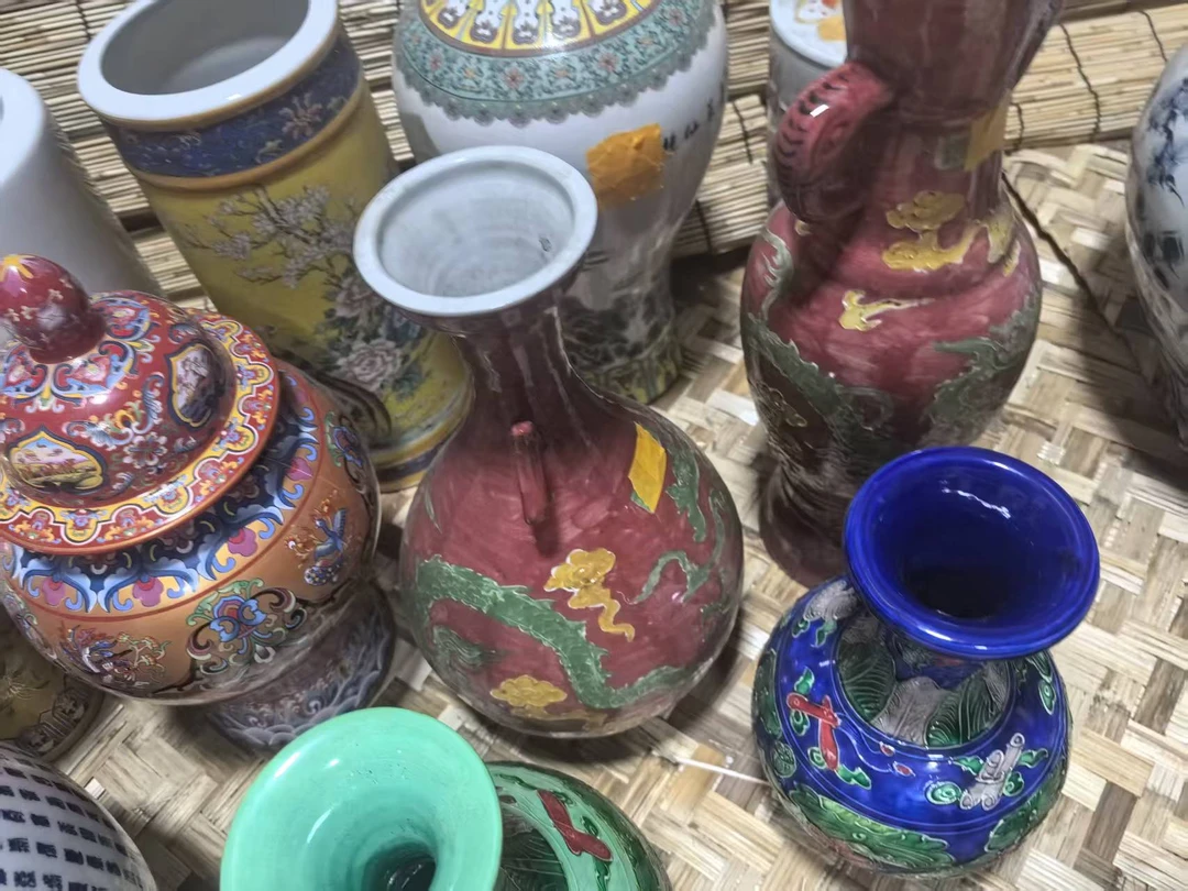 瓷器摆件宋瓷青花瓷珐琅彩仿古物件通用链接一物一拍请截好图备注
