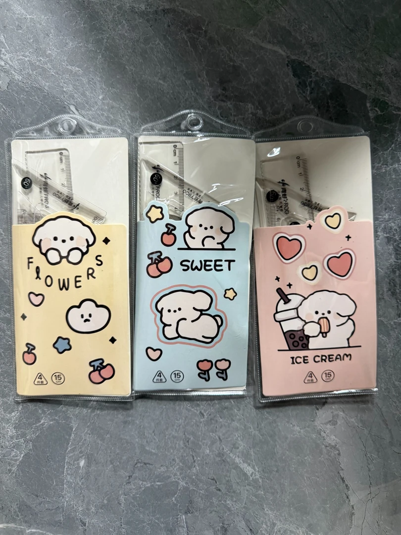 1530小青蛙15cm套尺1盒30套学生用品