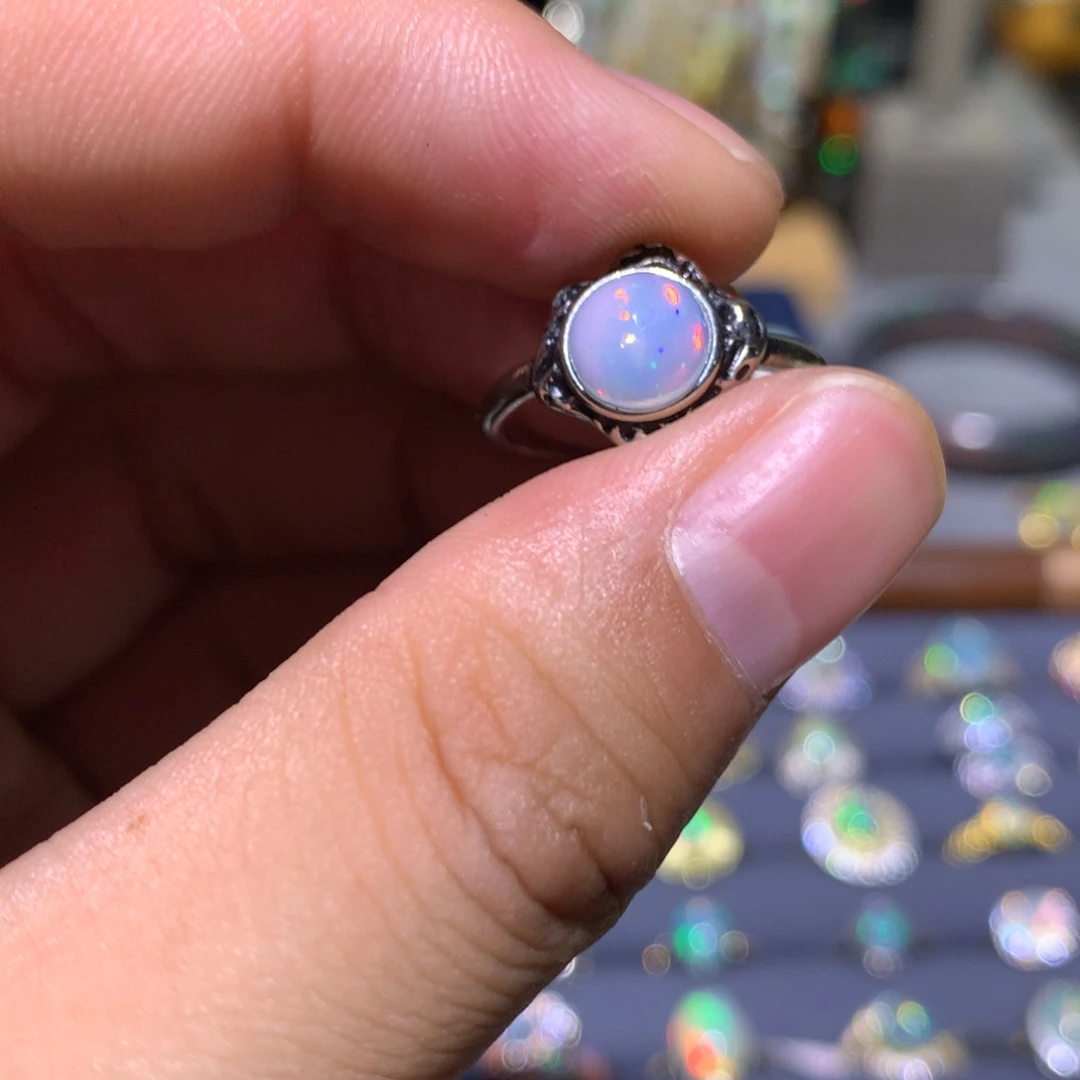 欧泊合金欧泊戒指