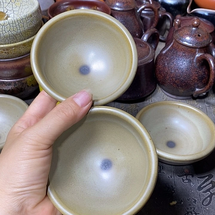 吴***姐茶盏建阳建盏微瑕平口